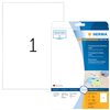 Etiquette HERMA 4585 210x297mm résiste aux intempéries transparent mat 10 pièces Photo