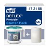 Distributeur portable Tork Reflex Performance M4 473186 boîte distri blanc Photo