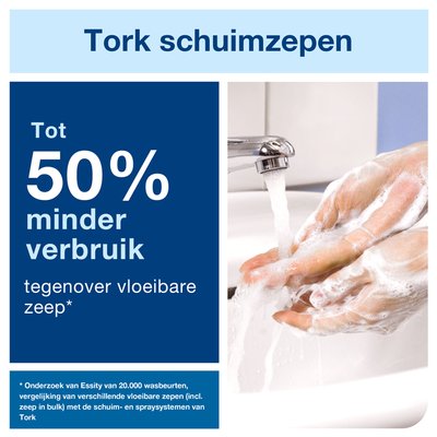 Savon mains Tork S4 Premium 520701 mousse peau sensible 1000ml