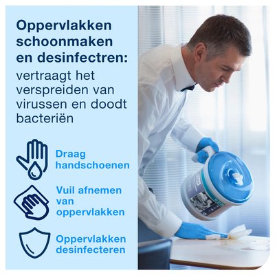 Handdoekroldispenser Tork M4 Performance Reflex turquoize 473180