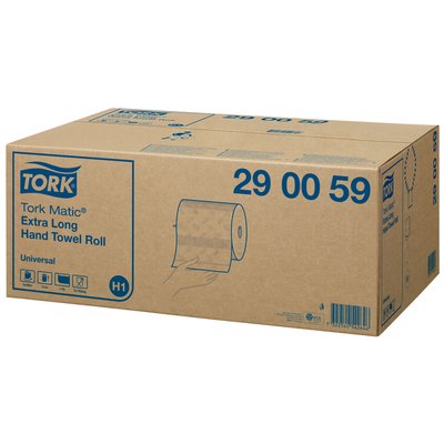 Handdoekrol Tork H1 Matic Universal 1-laags 280m wit 290059