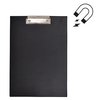 Porte-bloc MAUL A4 portrait 2 aimants au dos PVC noir Photo