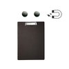 Porte-bloc MAUL A4 portrait 2 aimants au dos PVC noir Photo