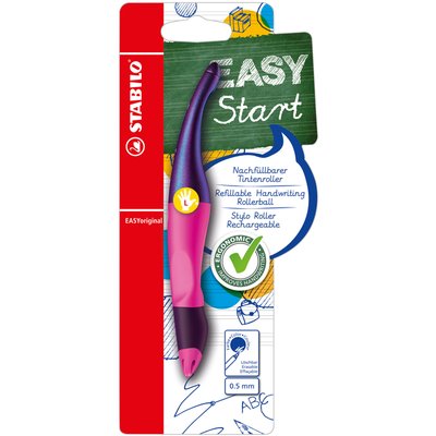 Roller STABILO Easyoriginal gaucher Medium magenta Edition Holograph blister