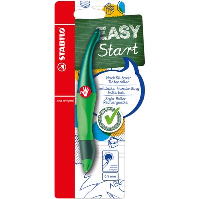 Roller STABILO Easyoriginal droitier Medium vert Edition Holograph blister