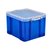 Opbergbox Really Useful 35 liter 480x390x310mm transparant blauw
