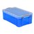 Boîte de rangement Really Useful 5 litres 340x200x125mm transparent bleu