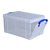 Opbergbox Really Useful 14 liter 395x255x210mm transparant wit