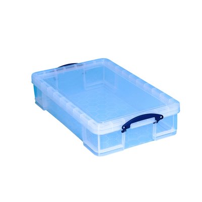 Opbergbox Really Useful 33 liter 710x440x165mm transparant wit