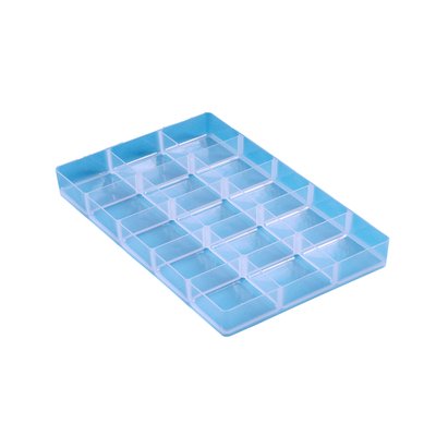 Plateau de tri Really Useful pour boîte 4/9L 15 compartiments 342x215x35mm transparent