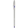Balpen Bic Cristal Re-new medium zilver + 2 vullingen blauw foto