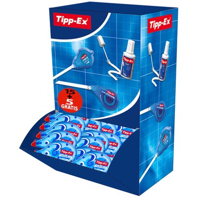 Correctietape Tipp-Ex pocket mouse 4.2mmx10m valuepack à 15+5 gratis