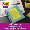 Memoblok Post-it 6445 Super Sticky 152x101mm assorti 3st foto
