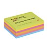 Memoblok Post-it 8645 Super Sticky 203x153mm assorti 6 stuks foto