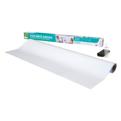 Film tableau blanc Post-it Super Sticky Flex Write Surface 91,4x121,9cm blanc