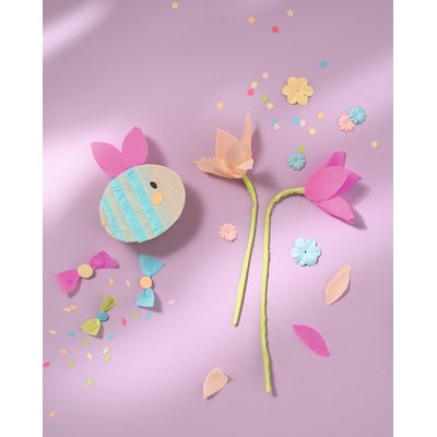 Papier crépon Folia 200x50cm 10 rouleaux couleurs tendance