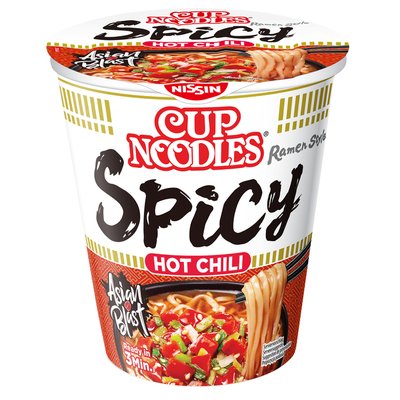 Noodles Nissin hot chili spicy cup
