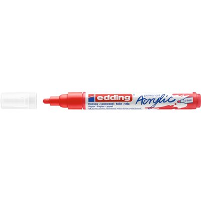 Acrylmarker edding e-5100 medium verkeersrood
