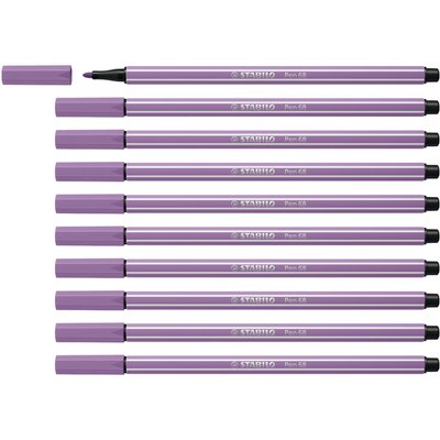 Viltstift STABILO Pen 68/62 medium pruimenpaars