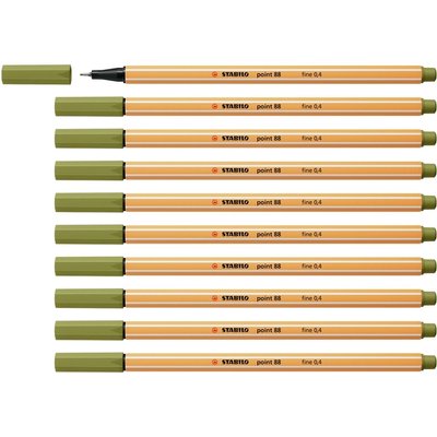 Fineliner STABILO point 88/37 Fin rouille