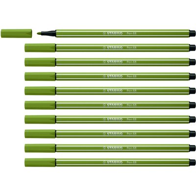 Viltstift STABILO Pen 68/37 medium moddergroen