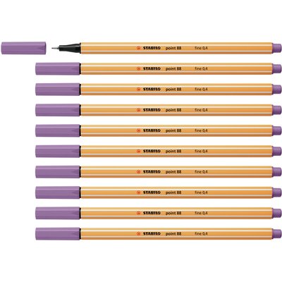 Fineliner STABILO point 88/62 Fin violet prune