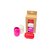 Lint set à 3 kleuren rood, wit en roze