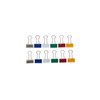 Papierklem MAUL 213 foldback 19mm capaciteit 7mm assorti 12 stuks foto