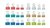 Papierklem MAUL 215 foldback 7mm + 9mm assorti 24 stuks