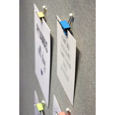 Papierklem MAUL 215 foldback 7mm + 9mm assorti 24 stuks