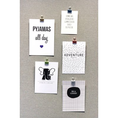 Papierklem MAUL 215 foldback 7mm + 9mm assorti 24 stuks