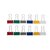 Papierklem MAUL 213 Foldback 32mm capaciteit 13mm assorti 12 stuks