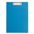 Klembordmap MAUL A4 staand met penlus PVC neon lichtblauw