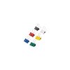 Papierklem MAUL 215 foldback 19mm capaciteit 7mm assorti 12 stuks foto