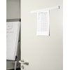 Wandlijst MAUL Express papierrail 50cm zelfklevend wit foto