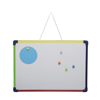Tableau blanc MAUL 24x35cm double face magnétique acier