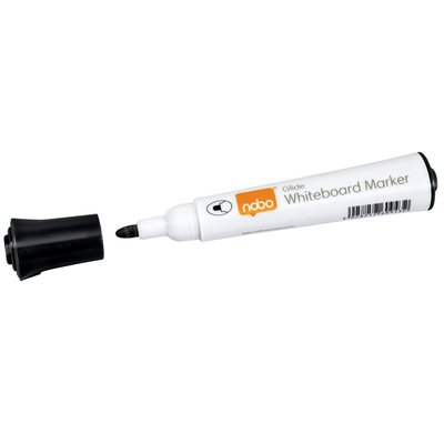 Marqueur tableau blanc Nobo Glide ogive 2mm noir