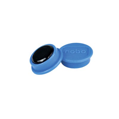 Aimant Nobo 13mm bleu 10 pièces