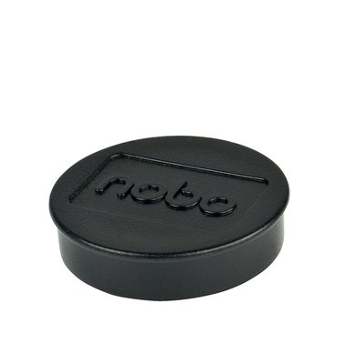 Aimant Nobo 38mm noir 10 pièces