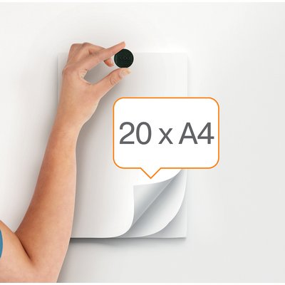 Aimant Nobo 38mm noir 10 pièces