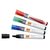 Whiteboardmarker Nobo Liquid ink schuin assorti 4mm 4st