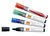 Whiteboardmarker Nobo Liquid ink schuin assorti 4mm 4st