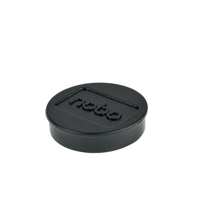 Aimant Nobo 32mm noir 10 pièces
