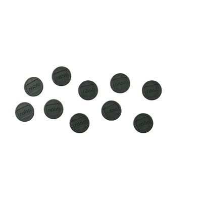 Aimant Nobo 13mm noir 10 pièces