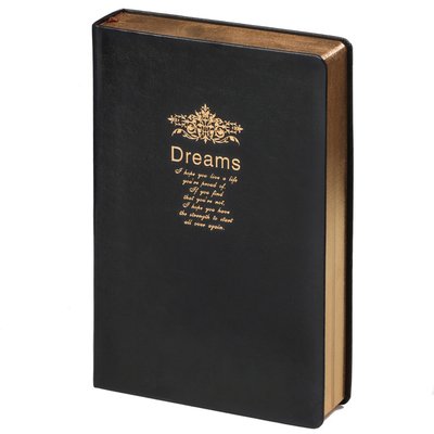 Carnet de notes Kalpa Dreams 214x145x40mm uni noir