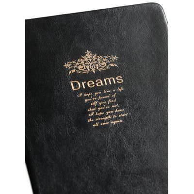Carnet de notes Kalpa Dreams 214x145x40mm uni noir