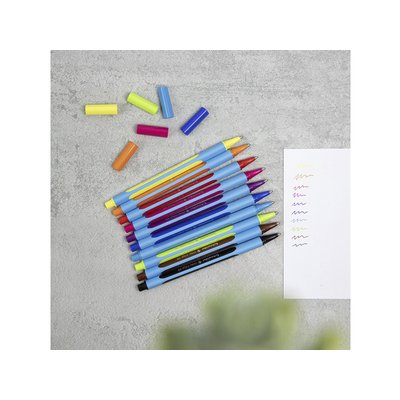 Stylo bille Schneider Slider Edge Extra Large étui de 6 couleurs