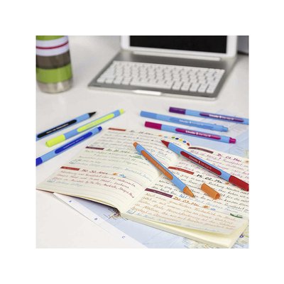 Stylo bille Schneider Slider Edge Extra Large étui de 6 couleurs