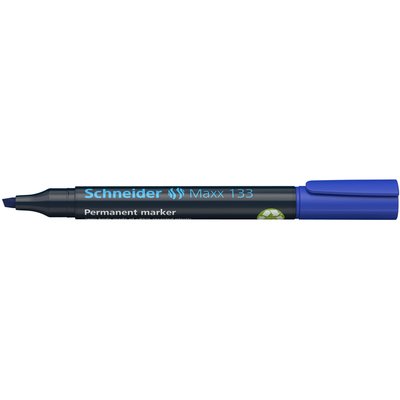 Marqueur permanent Schneider Maxx 133 biseauté 1-4mm bleu