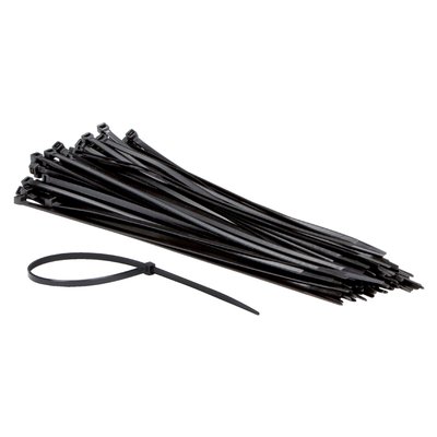 Serre-câbles IEZZY nylon 4,8x300mm Ø81mm noir 100 pièces